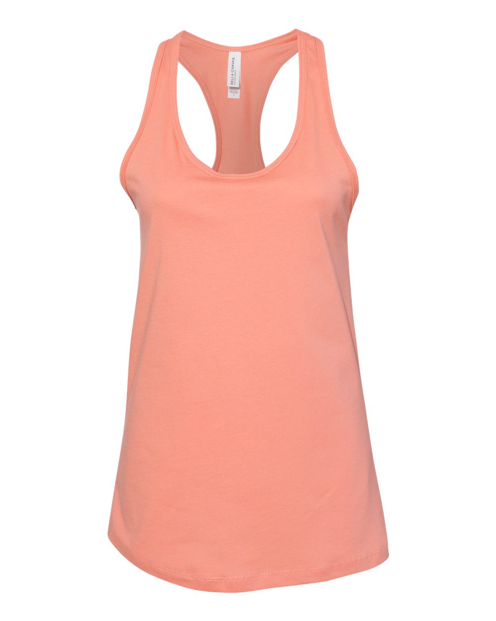 bella+canvas womens racerback tank sunset