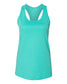 bella+canvas womens racerback tank teal
