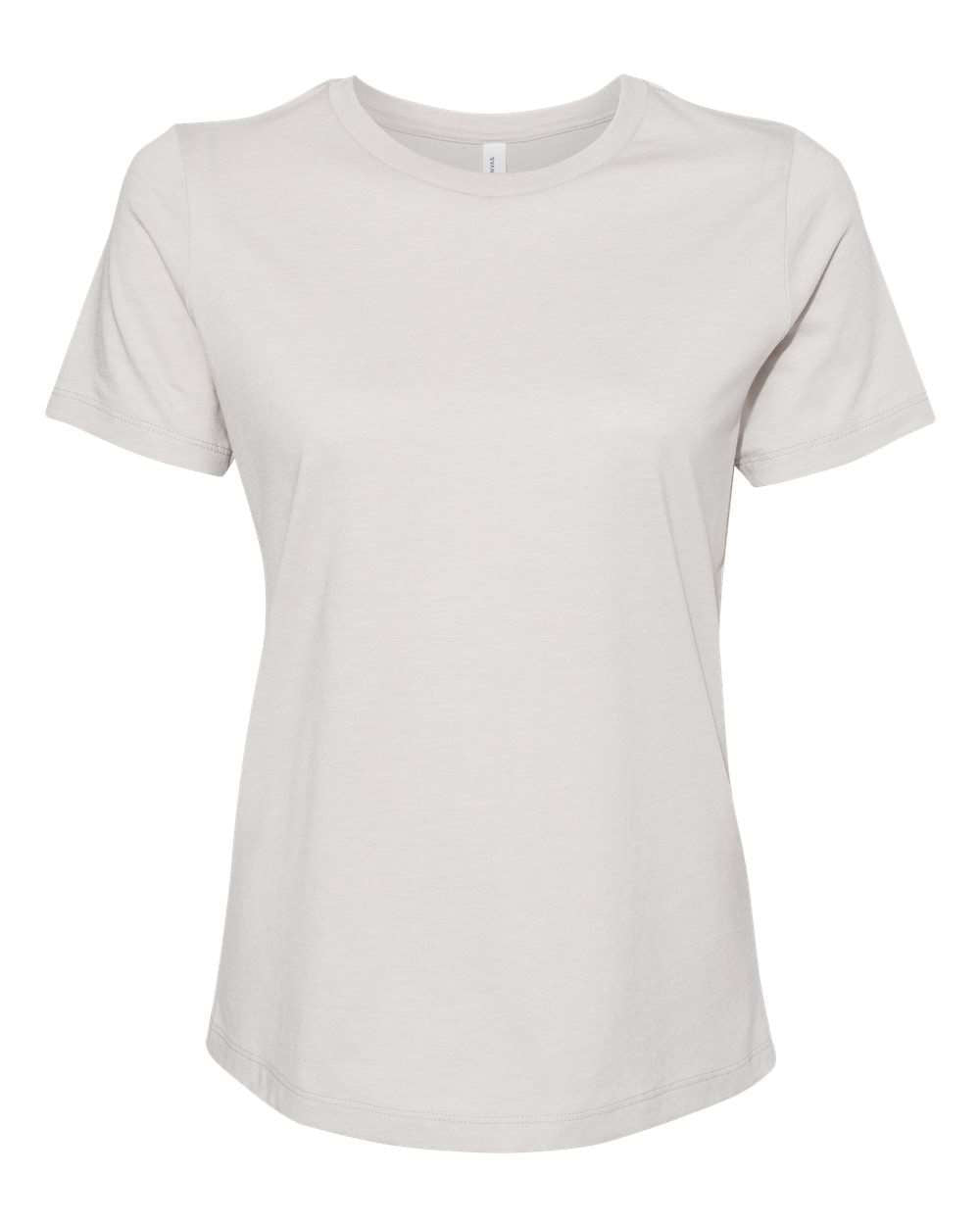 bella+canvas womens relaxed cvc tee heather cool grey