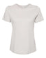 bella+canvas womens relaxed cvc tee heather cool grey