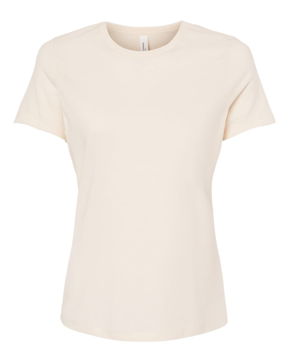 bella+canvas womens relaxed cvc tee heather natural