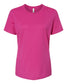 bella+canvas womens relaxed tee berry