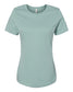 bella+canvas womens relaxed tee dusty blue