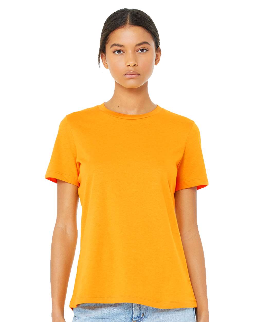 bella+canvas womens relaxed tee gold
