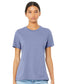 bella+canvas womens relaxed tee lavender blue