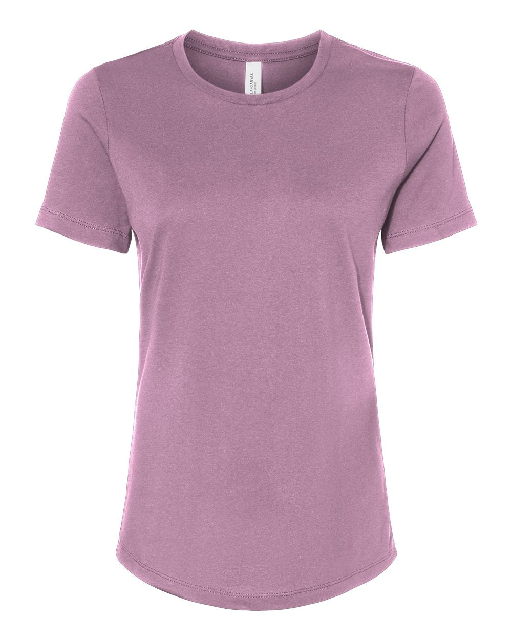bella+canvas womens relaxed tee orchid