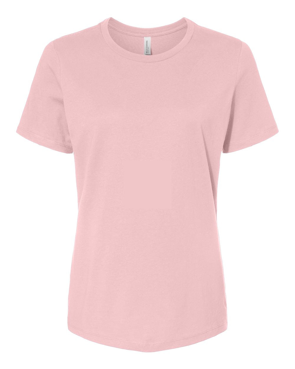 bella+canvas womens relaxed tee pink