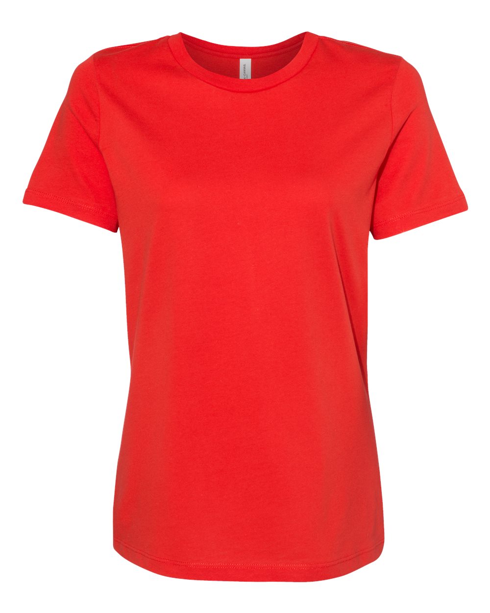 bella+canvas womens relaxed tee poppy