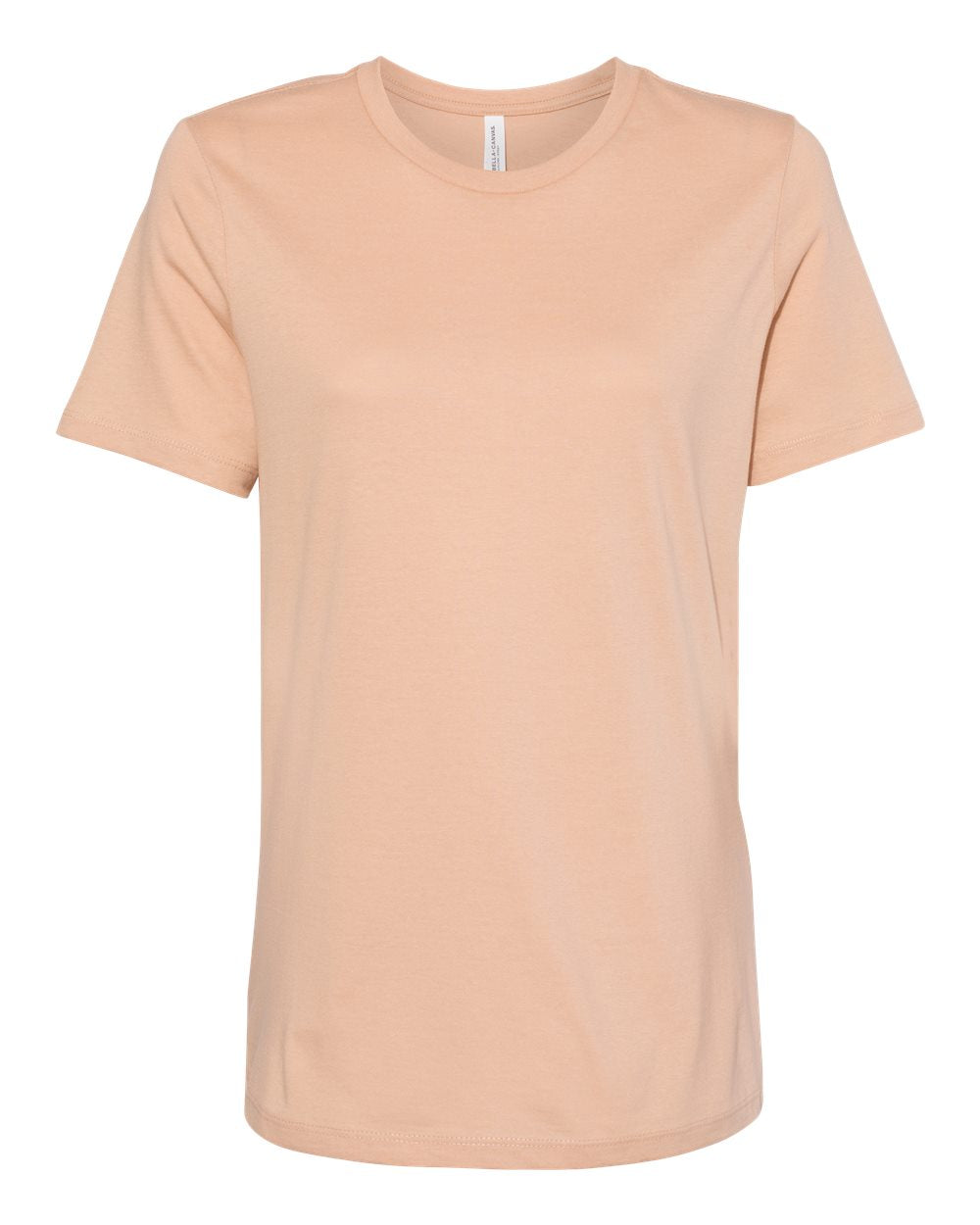 bella+canvas womens relaxed tee sand dune