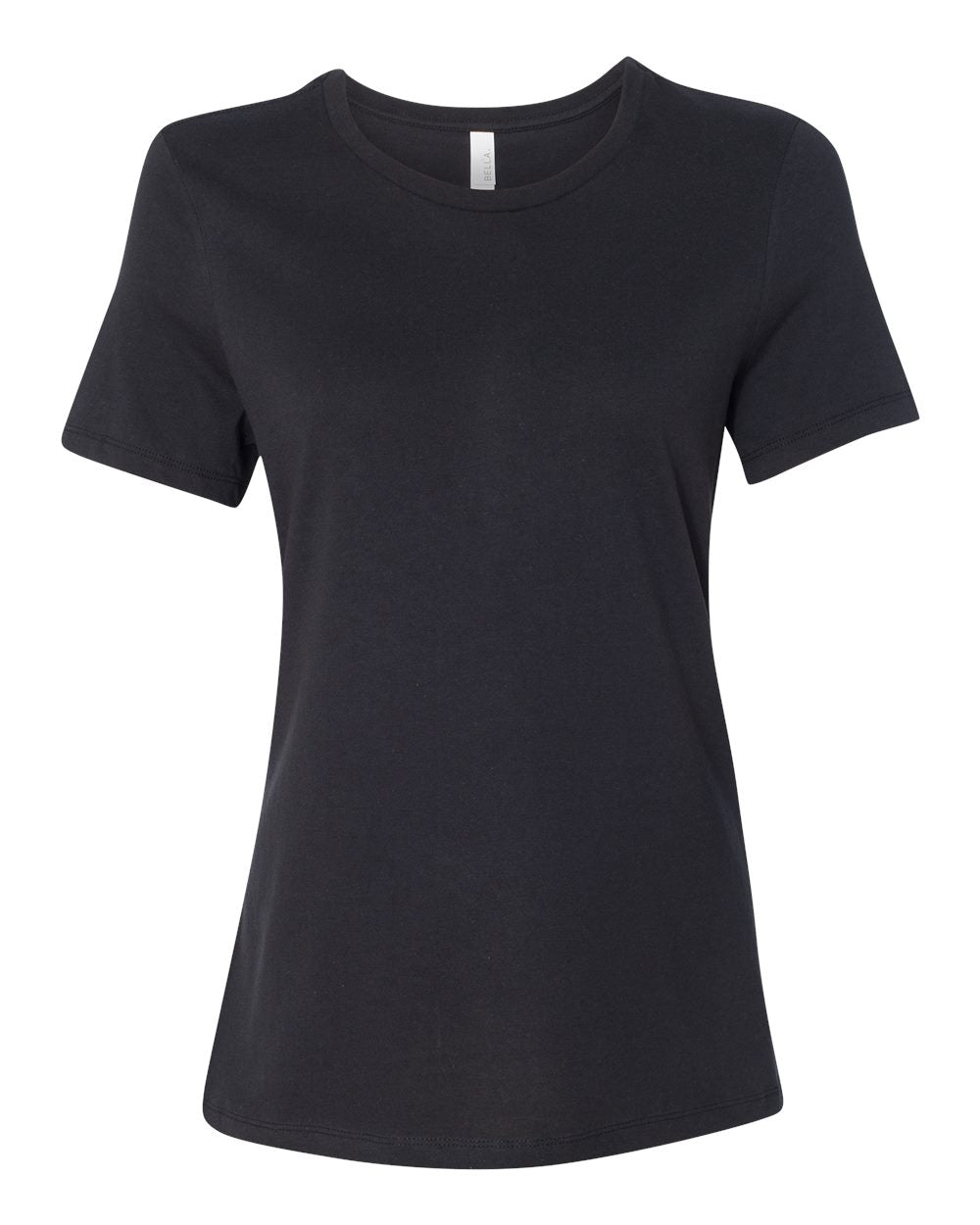 bella+canvas womens relaxed tee vintage black