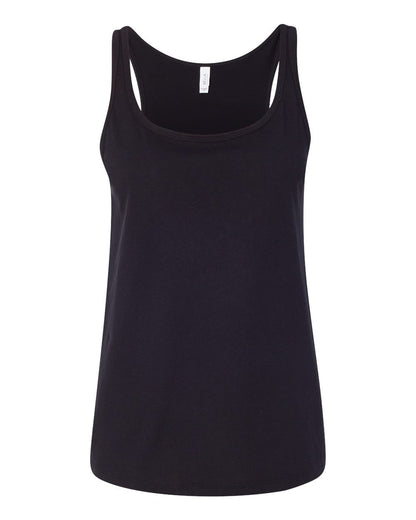 bella+canvas womens relaxed tank black
