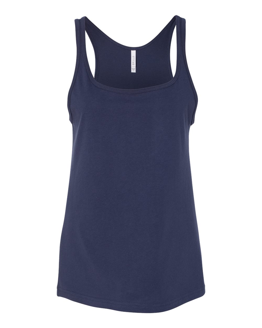 bella+canvas womens relaxed tank navy
