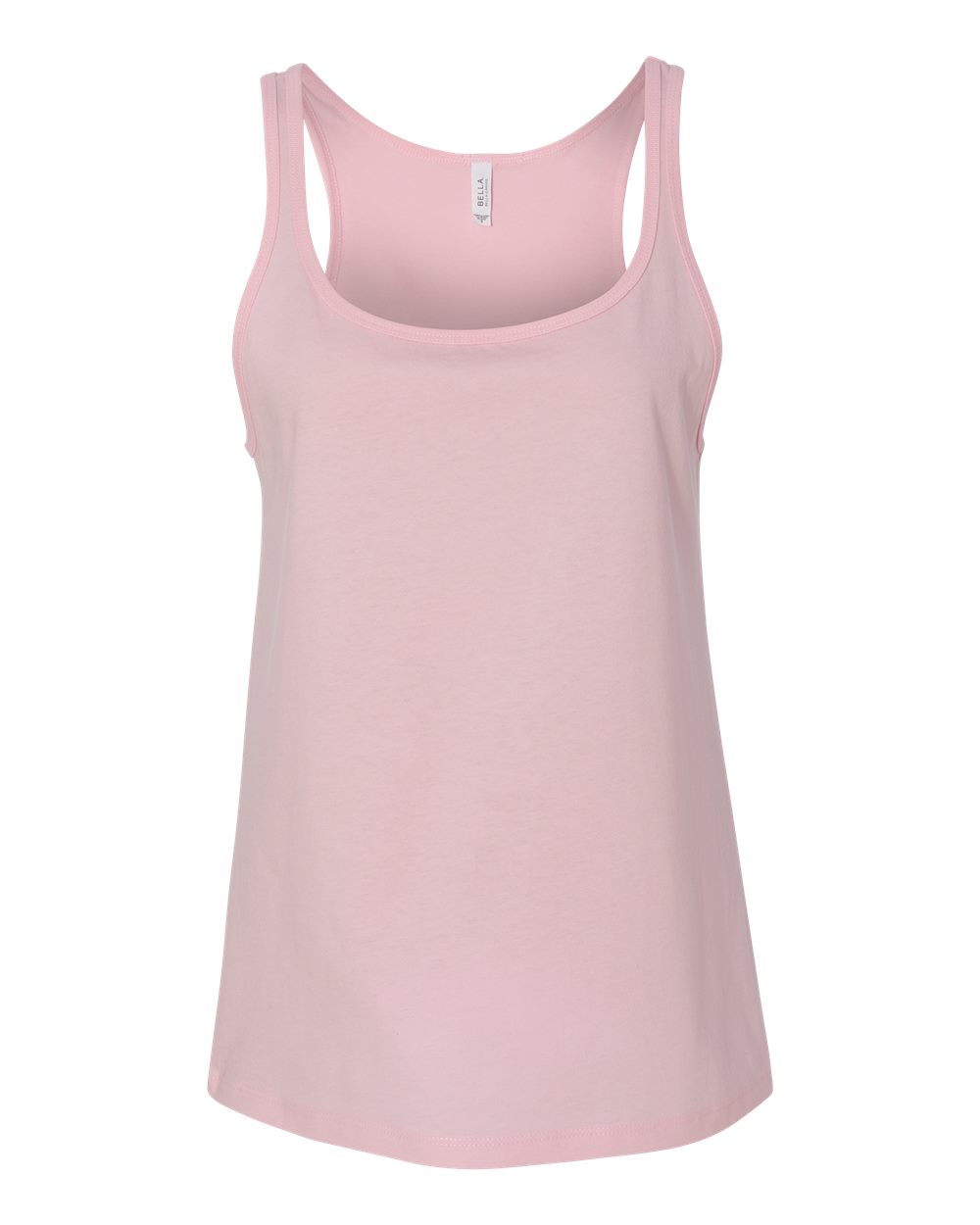 bella+canvas womens relaxed tank pink
