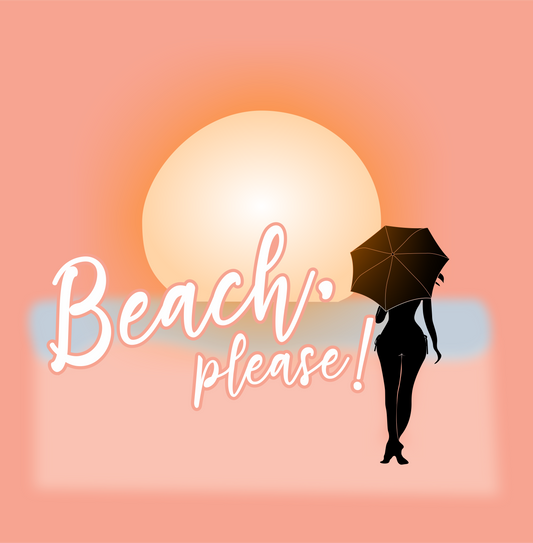 beach please DTG design graphic