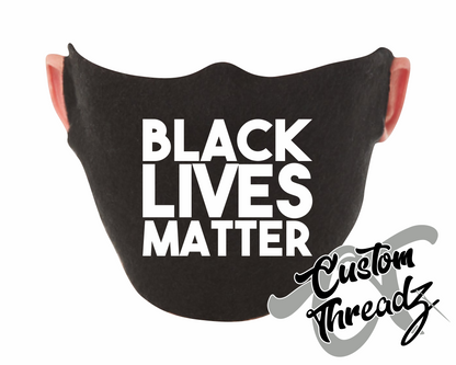 black lives matter black face mask