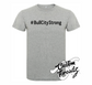 athletic heather tee with # bull city strong durham nc DTG printed design