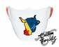 white face mask bull durham printed design