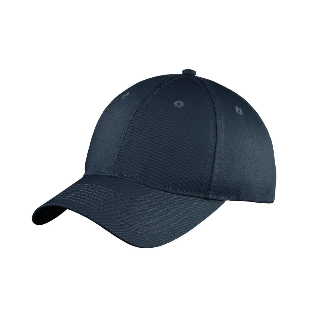 port & company six panel unstructured cap navy