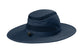 port authority outdoor wide brim hat dress blue navy back