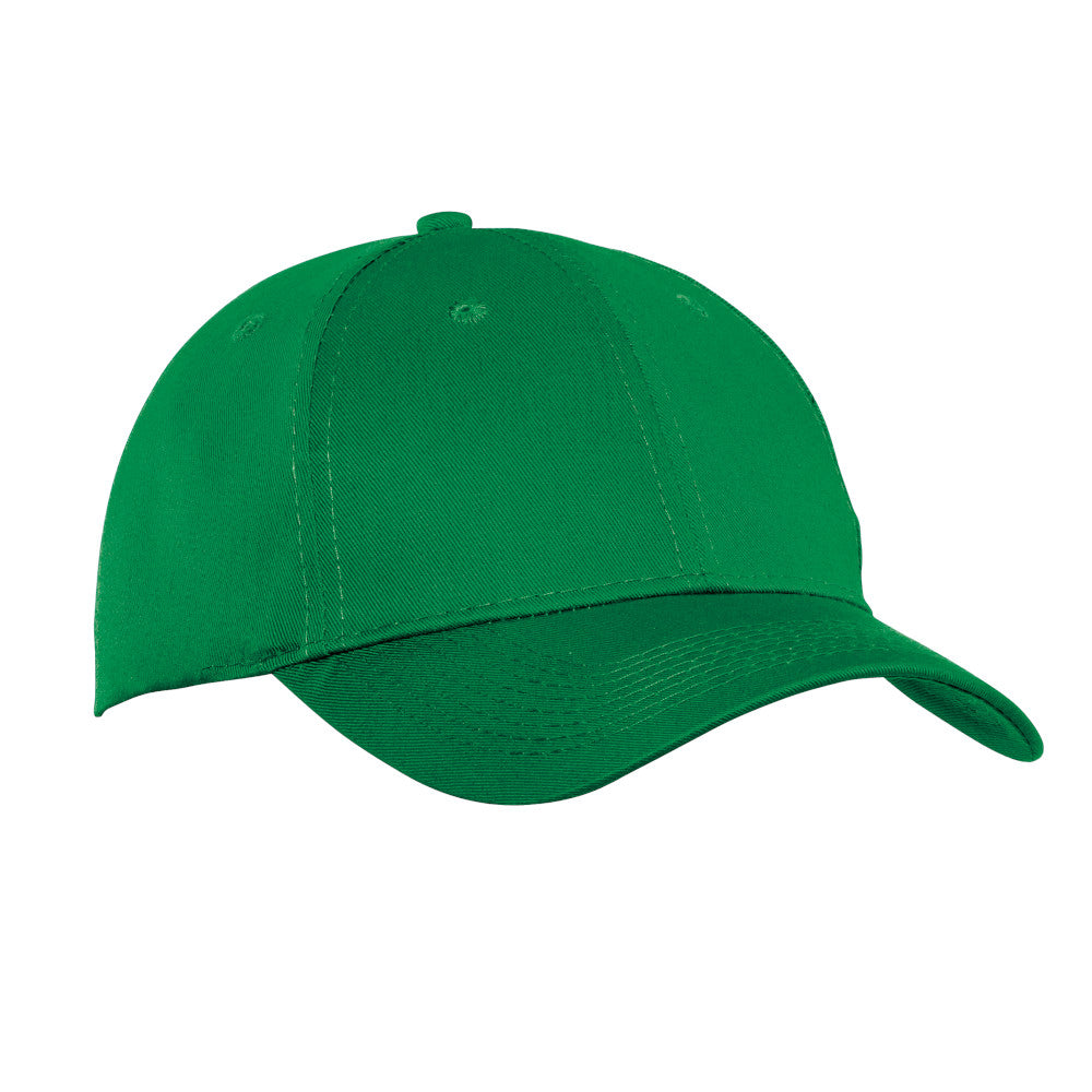 port & company twill cap kelly green