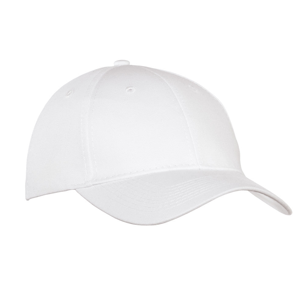port & company twill cap white