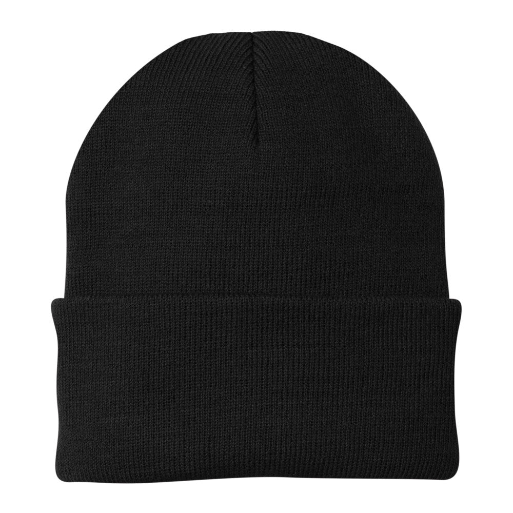 port & company knit cap black