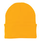 port & company knit cap athletic gold