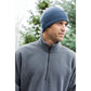 male model wearing port & company knit cap millenium blue