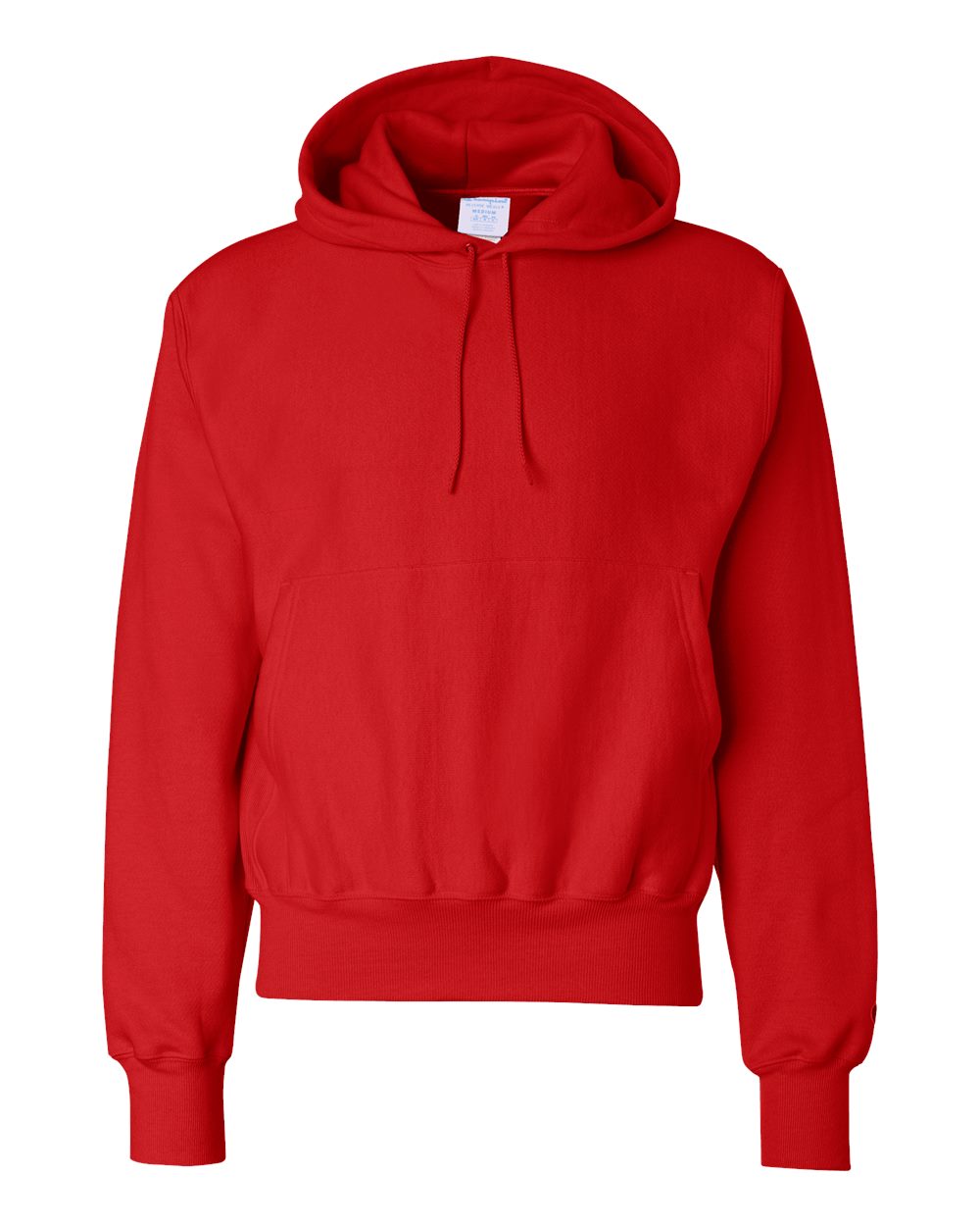 champion reverse weave hoodie scarlet red