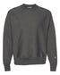 champion reverse weave crewneck sweatshirt charcoal heather grey