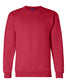 champion powerblend crewneck sweatshirt scarlet red