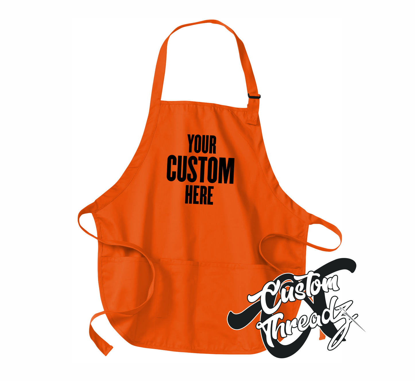 custom apron orange