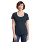 district perfect weight womens scoop neck tee new navy
