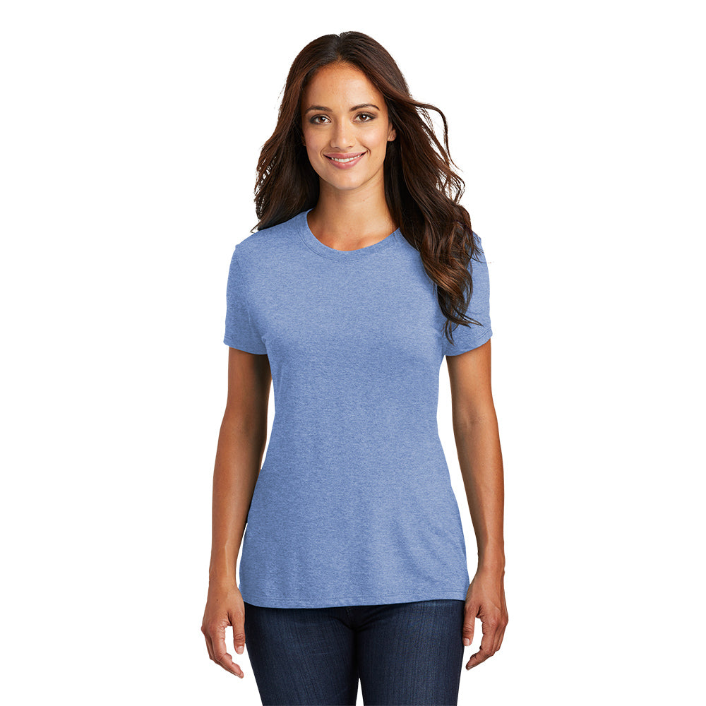 model in district womens perfect tri tee maritime frost