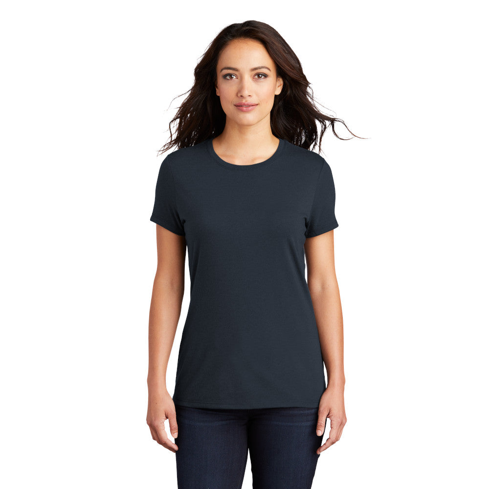 model in district womens perfect tri tee new navy