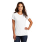 model in district womens perfect tri tee white