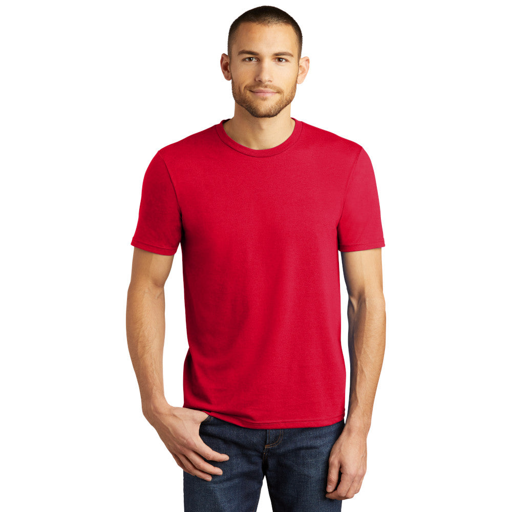 model in district perfect tri tee classic red