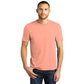 model in district perfect tri tee heathered dusty peach