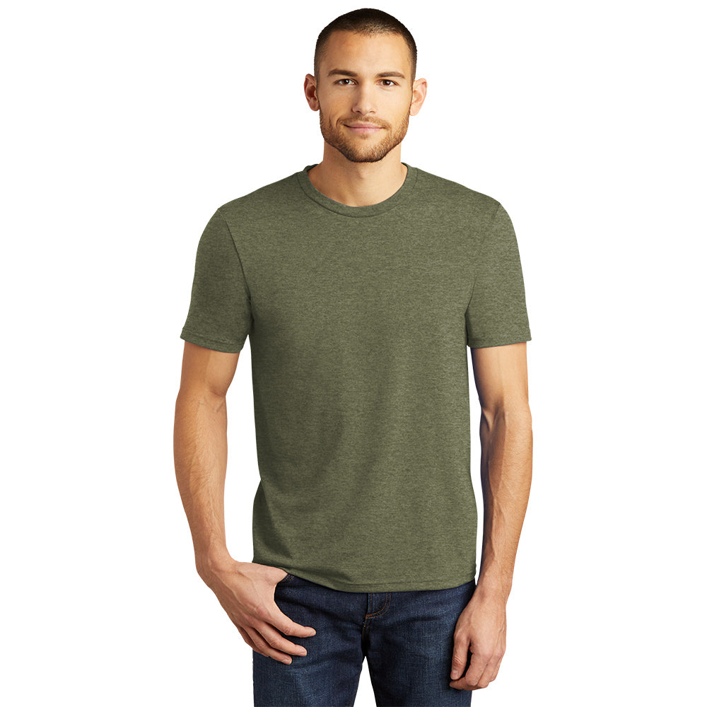 model in district perfect tri tee military green frost