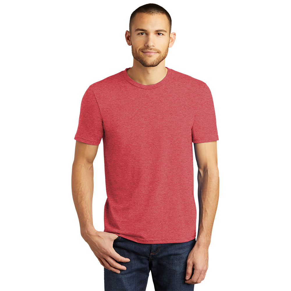 model in district perfect tri tee red frost