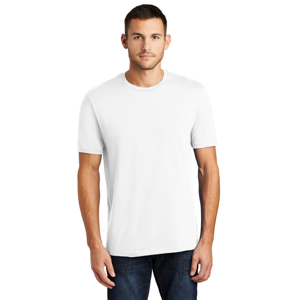 model in district perfect weight tee bright white