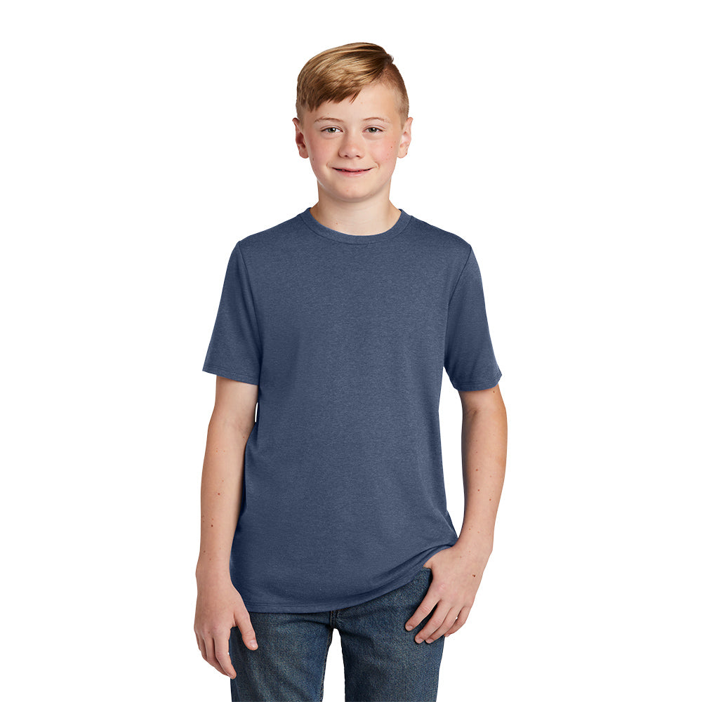 child model in district youth perfect tri tee navy frost