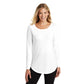 model in district womens perfect tri long sleeve tunic white