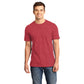 district tee heathered red