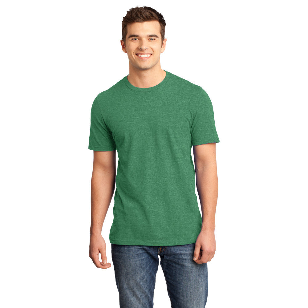 district tee heathered kelly green