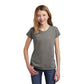 district youth girls tee grey frost