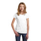 district youth girls tee white