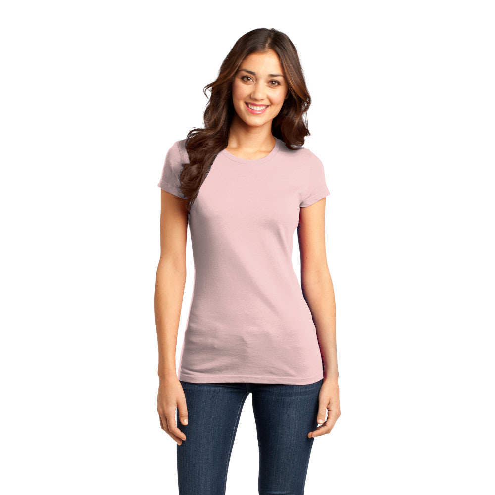 district womens fitted tee dusty lavender