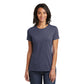 district womens tee heathered navy