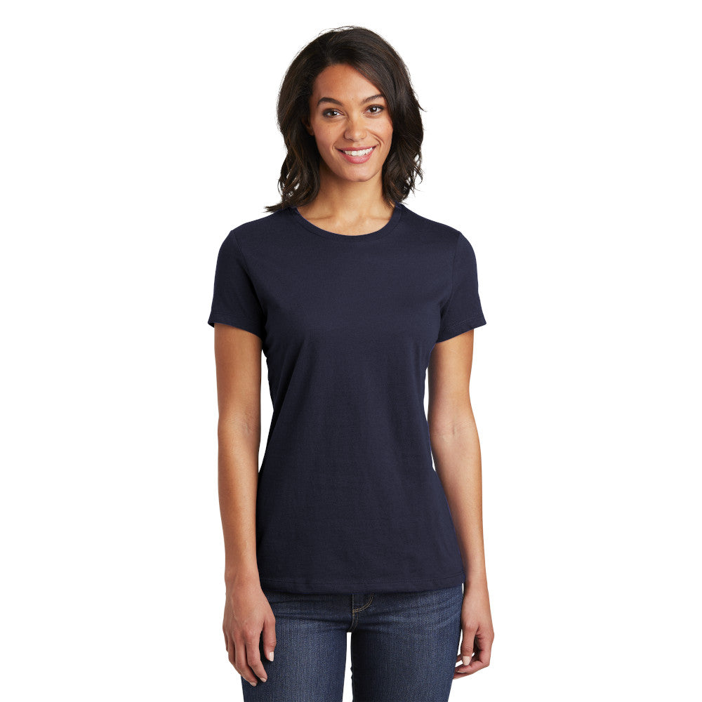 district womens tee new navy